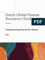 Implementing Payroll For Global