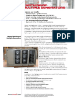 Cressall Earthing of Multiple Generators: Data Sheet