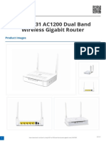 WGR-8031 AC1200 Dual Band Wireless Gigabit Router: Product Images