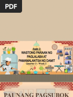 Pagsusulsi NG Punit NG Damit | PDF