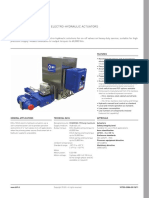 Scotch Yoke Design: Eha / Ehas High Pressure Electro-Hydraulic Actuators