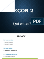 Lecon 2