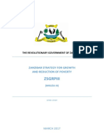Zanzibar Strategy For Growth and Reduction of Poverty III 2016-2020 - FINAL