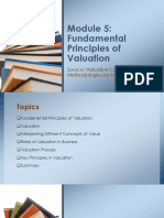 Module 5 - Fundamental Principles of Valuation
