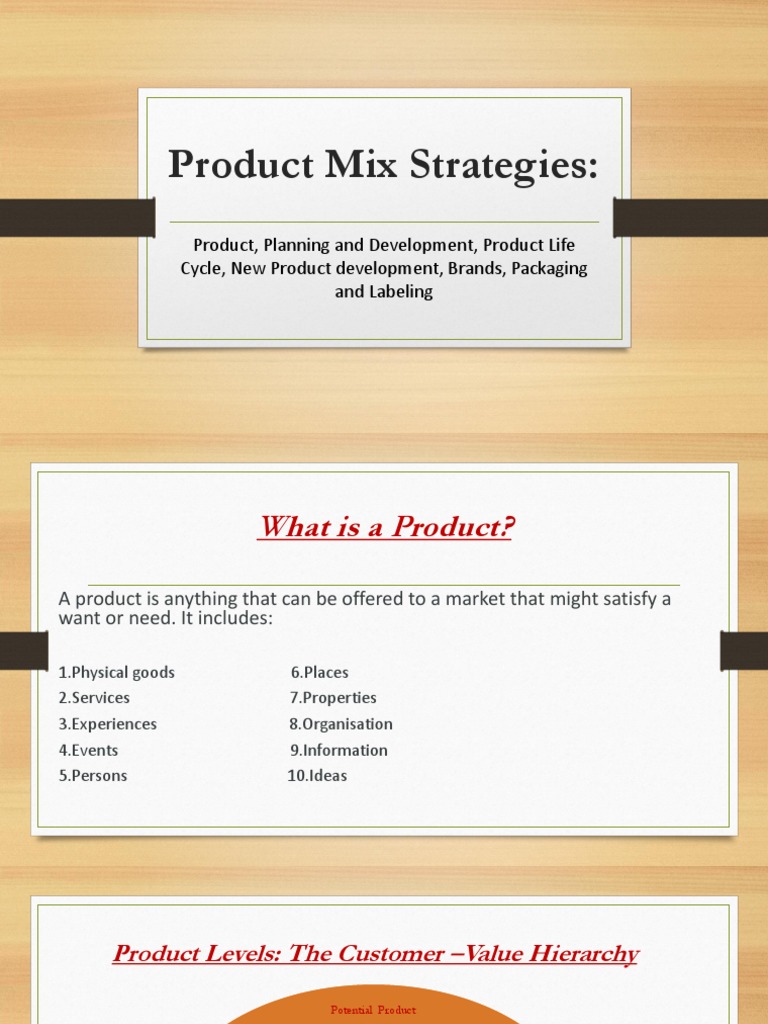 Product Mix Strategies and Management | PDF | Brand | Marketing