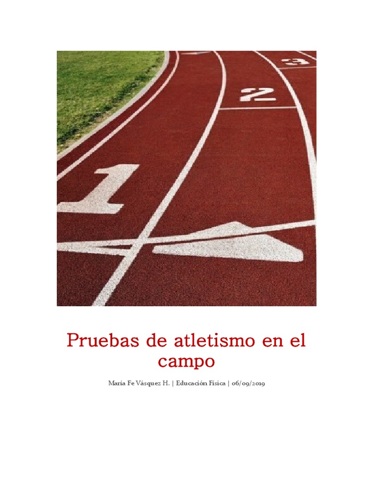 Pruebas de Atletismo en Campo | PDF | Deporte del atletismo | Deportes ...