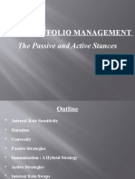 The Passive and Active Stances: Bond Portfolio Management