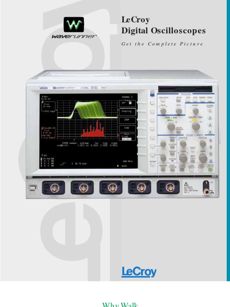 Lecroy Digital Oscilloscopes: Get The Complete Picture | PDF | Computer ...