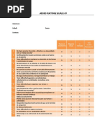 Escala de Calificación de Wender-Utah (WURS-25) | PDF | Autosuperación