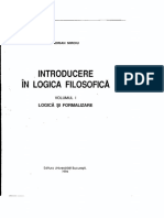 Introducere in Logica Filosofica f