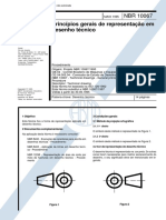 NBR 10067 - Principios Gerais de Representacao Em Desenho Tecnico