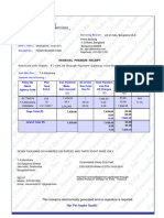 Renewal Premium Receipt for Policy No. 617794074