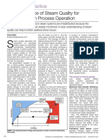 The Importance of Steam Quality For Steam-System Process Operation