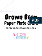Brown Bear Craft Template