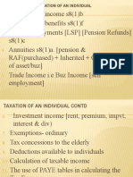 Key Concepts On Taxation of An Individual