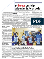 Only Can Help Small Parties in Johor Polls': Tie-Ups