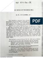 2A LAUREL Trials of The Rizal Bill
