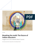 Breaking The Mold: The Future of Indian Educators: Insights From 2019 Deloitte Deans' Summit