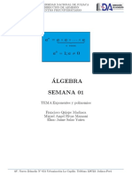 Semana 1 - Algebra