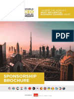 Sponsorship Brochure: Most Influential Business Leaders Unite"