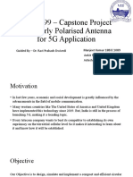 ECE4099 - Capstone Project Circularly Polarised Antenna For 5G Application