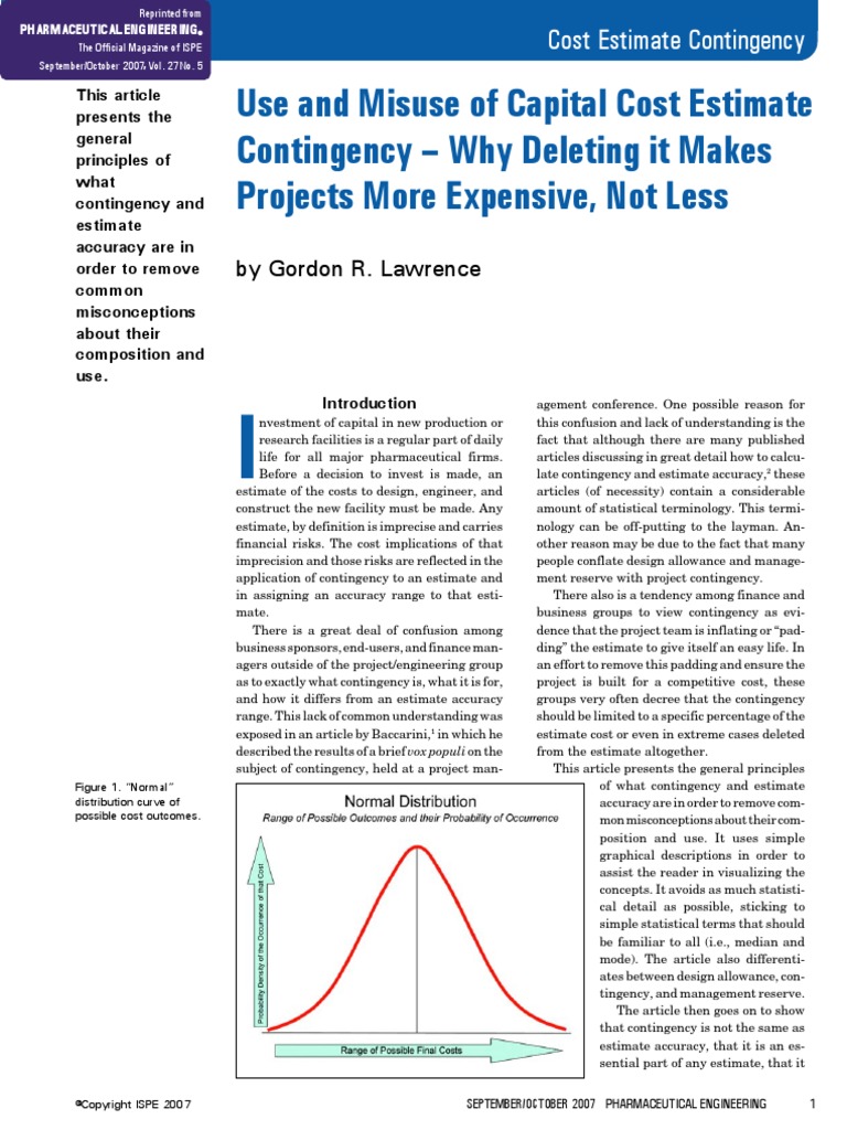 How Do You Estimate Contingency Cost? – MTHVI