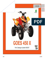 Goes 450 X: Part Catalogue Update 06/2007