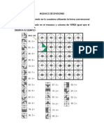 Matemáticas Mosaico de Divisiones