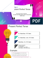 Grammar (Present Perfect Tense)