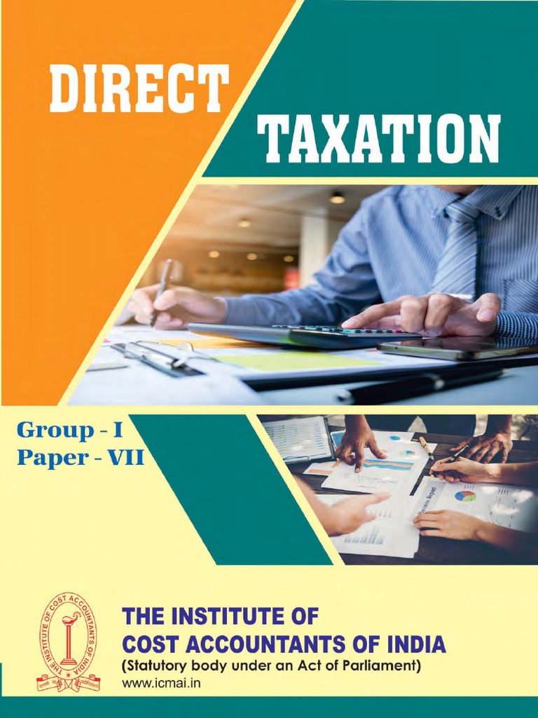 Direct Taxation WorkBook Question and Answers CMA Intermediate