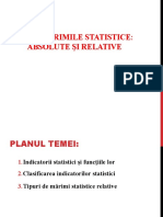 Marimile Absolute Și Relative