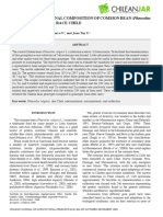 Vulgaris L.) Genotypes Race Chile: Inorganic Nutritional Composition of Common Bean (Phaseolus