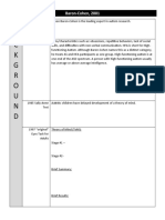 Baron-Cohen Graphic Organizer For Lecture