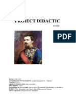 Proiect Didactic ISTORIE
