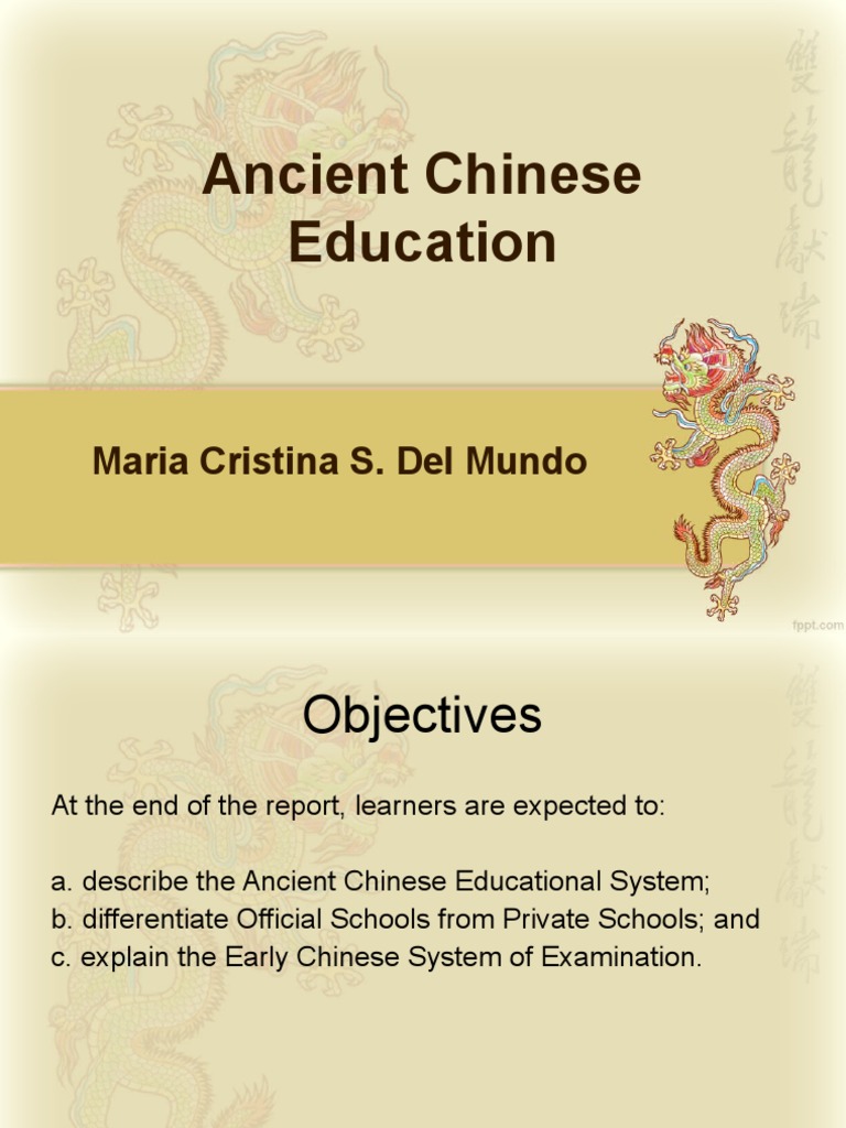 Ancient Chinese Educ | PDF | Analects | Test (Assessment)