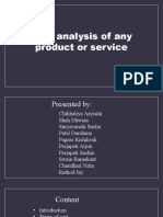 Cost Analysis of Any Product or Service