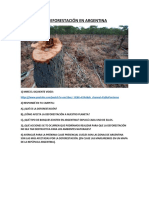 La Deforestación en Argentina