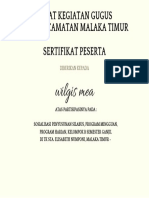 Sertifikat Peserta