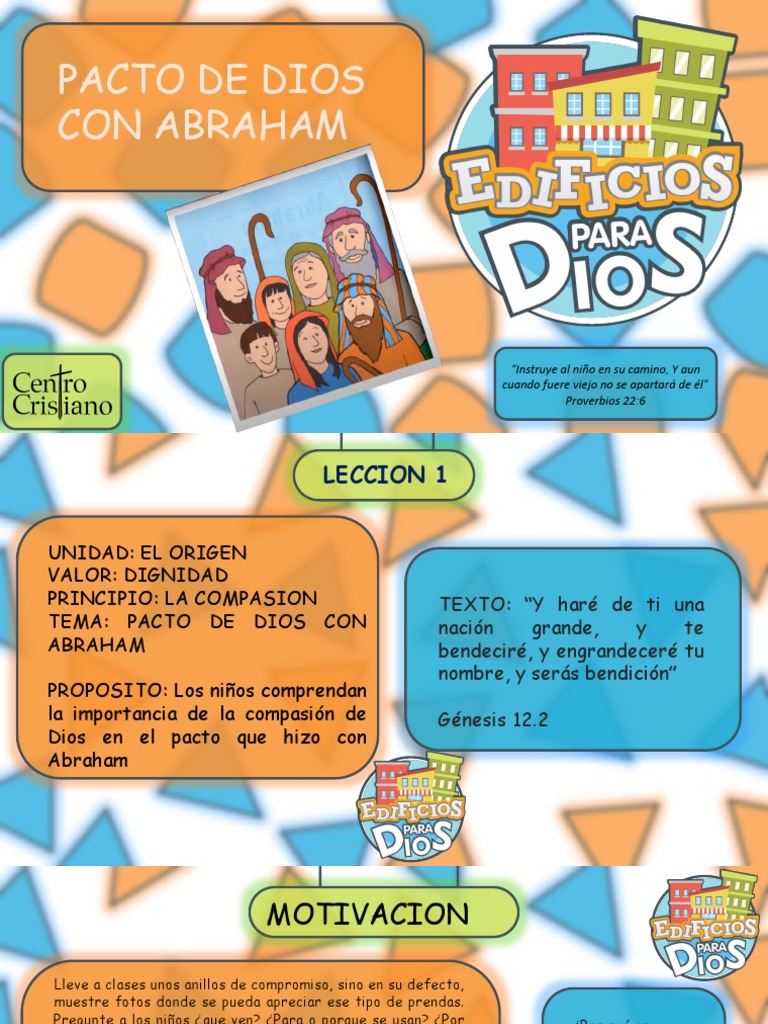 Pacto de Dios con Abraham para Niños | PDF | Abrahán
