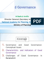 Good Governance Concepts and Characteristics