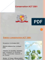 Energy Conservation ACT 2001