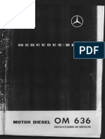 3-Motor Diesel OM 636 Mercedes Benz