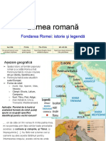 Fondarea Romei Istorie Şi Legendă