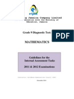 Grade 9 Math IA 2011 Revised 6 1 20111