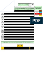 Plantilla Formato Días de Semana