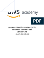 AWS Cloud Foundations Module 4 Student Guide