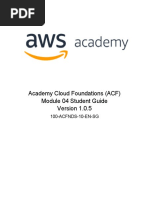 AWS Cloud Foundations Module 4 Student Guide