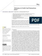 Anomaly and Fraud Detection in Credit Card Transactions Using The ARIMA Model