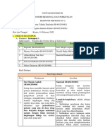 Notulensi Diskusi Responsi Ekonomi Regional Dan Perkotaan Pertemuan 2