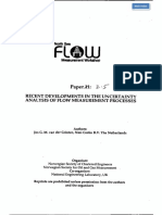 Paper.1:1.:: Recent Developments in The Uncertainty Analysis of Flow Measurement Processes